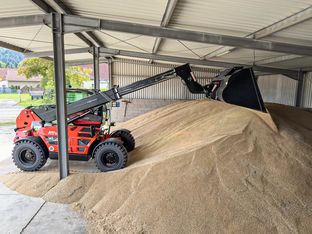 YH60 Weizenverladung Agrarprodukte Rottdorf