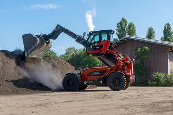 YH60 in Kompostieranlage Hofmann Fördertechnik 