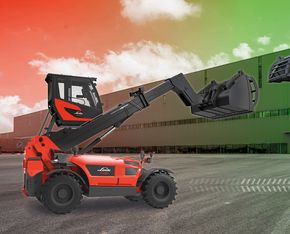 SENNEBOGEN-Kooperation LINDE-Teleskoplader