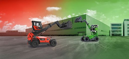 SENNEBOGEN-cooperation LINDE-Telehandler